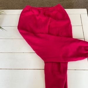 Pink sweatpants